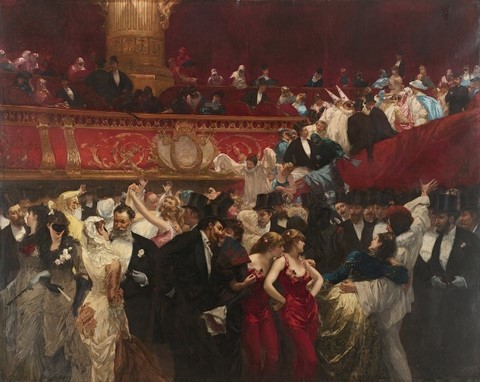 Charles Hermans - At the Masquerade, 1880