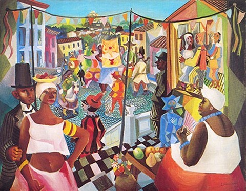 Di Cavalcanti – Carnaval – 1965 - óleo sobre tela – 114 x 146 cm – coleção particular