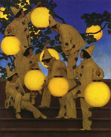 Maxfield Parrish - The Lantern Bearers, 1908 