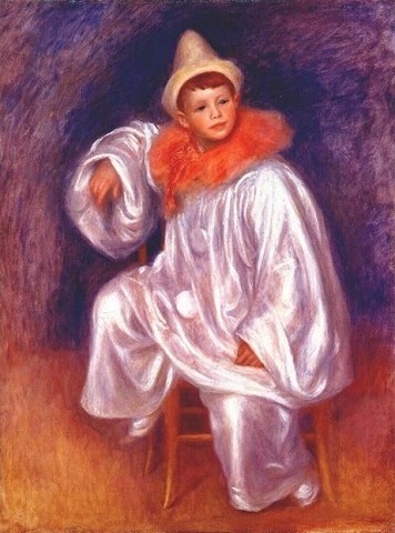 Pierre-Auguste Renoir - The White Pierrot (Jean Renoir), 1901-1902 