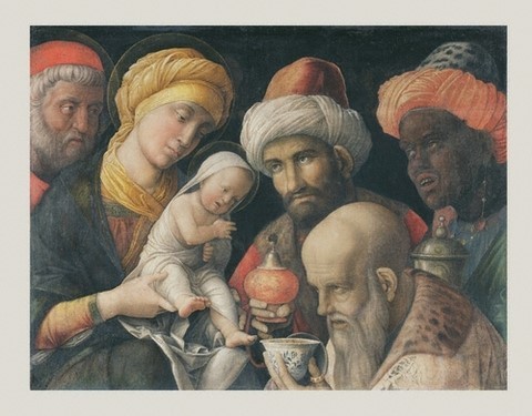 'Adoração dos Três Magos" - Andrea Mantegna