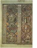 erusalém Celestial. Ilustração da Bíblia de Toledo (cerca de 
1226-1234). The Pierpont Morgan Library, Nova York. 